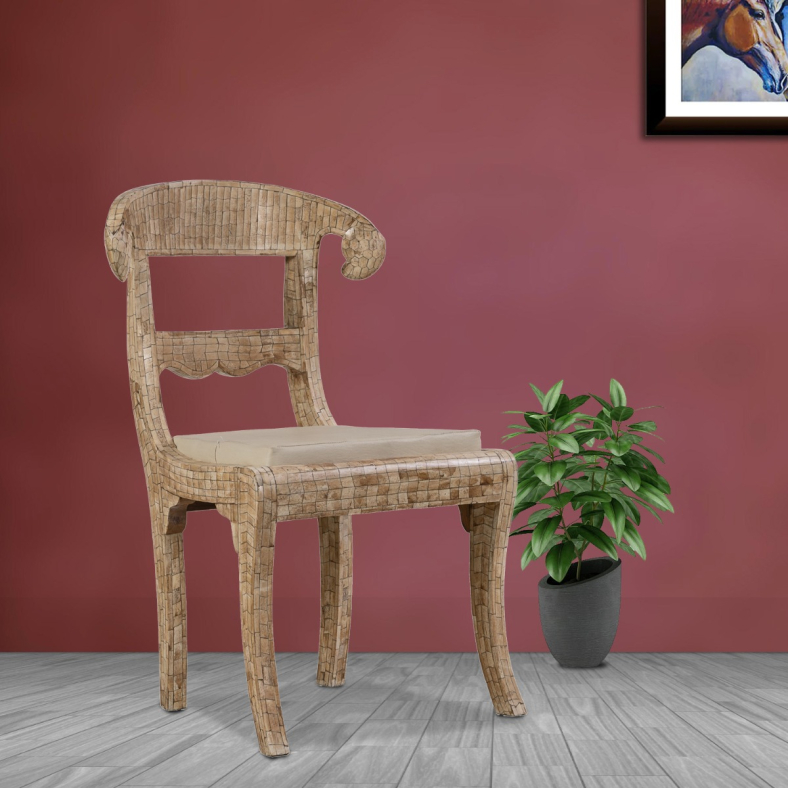 Adra bone inlay chair