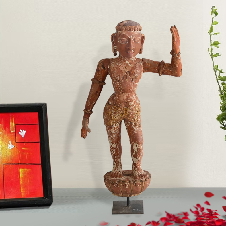 Narek wooden figurine on stand 