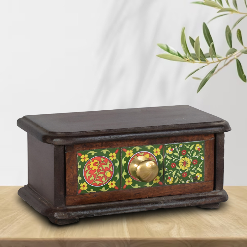 Bozhena Vintage Wooden Box 