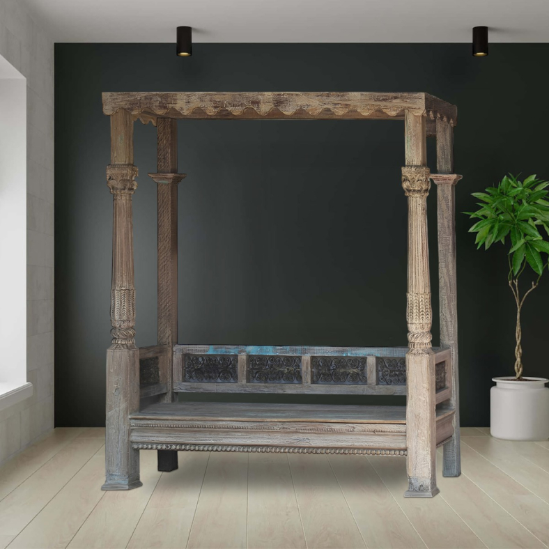 Kyrylo Wooden Day Bed