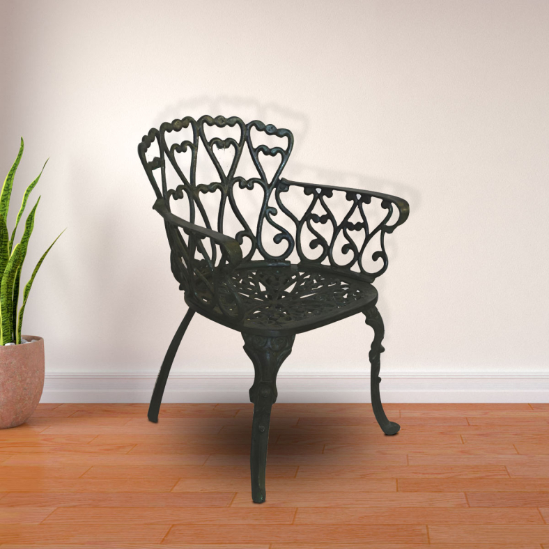 Hagop Cast Iron Chair