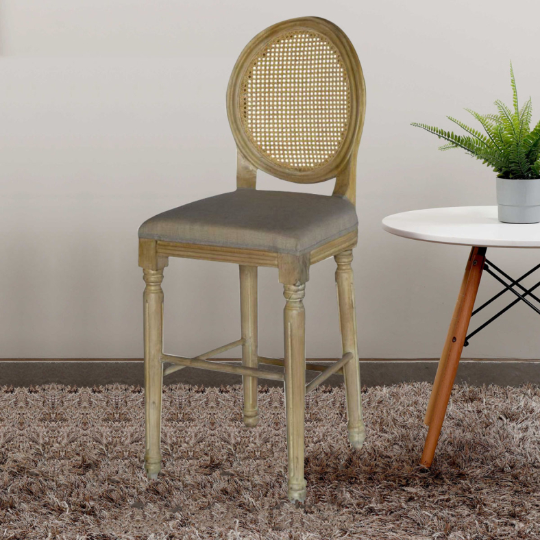 Alsu Wooden Bar Chair