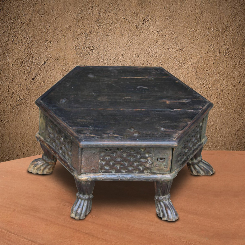 Azmara Wooden Bajot Table