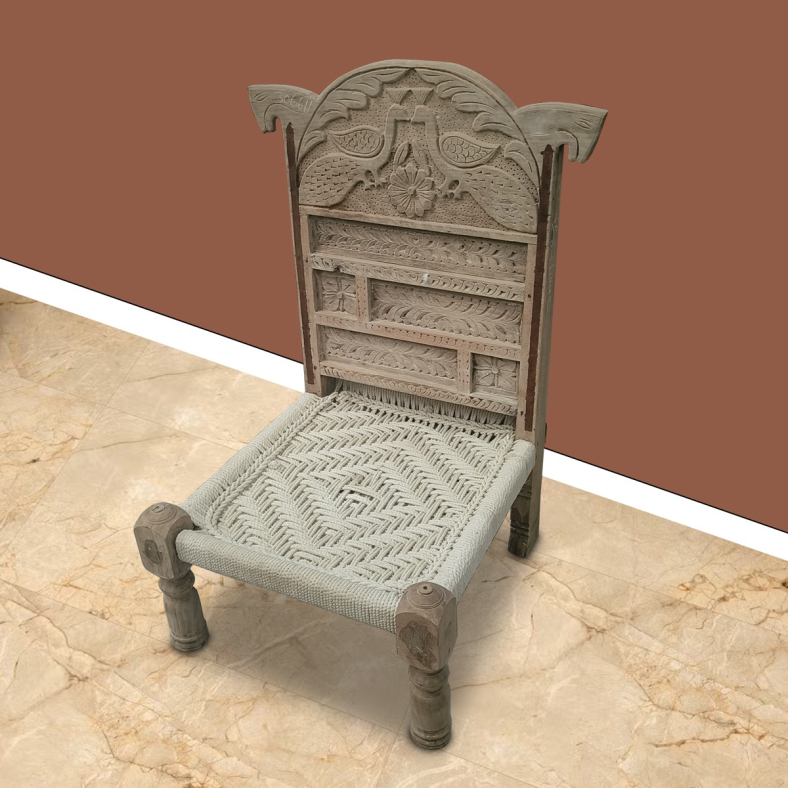 Oberon Wooden Pidda Chair