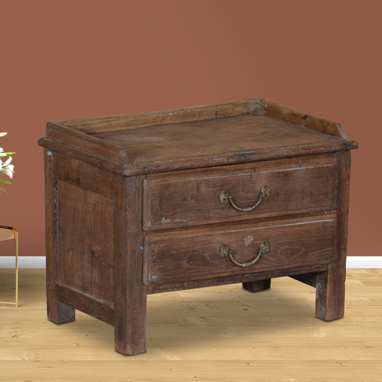 Prentice Wooden Bedside Table