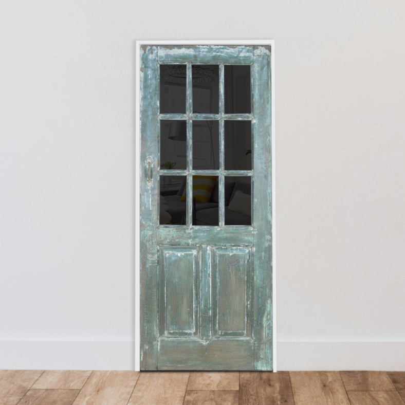 Selena Wooden Glass Door Panel