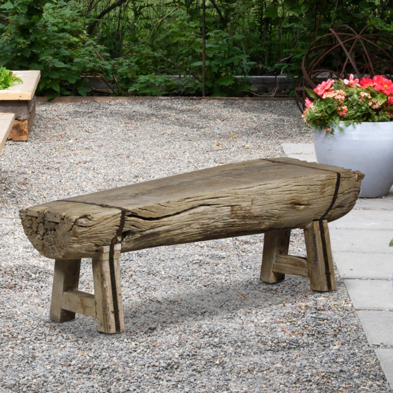 Faris Wooden Bench