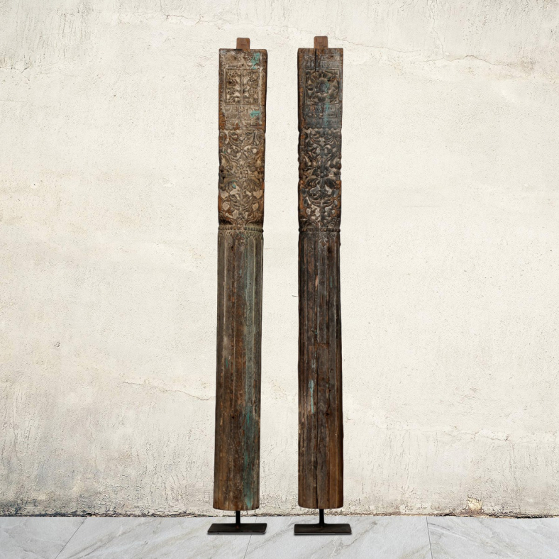 Lawson Wooden Pillar On Stand