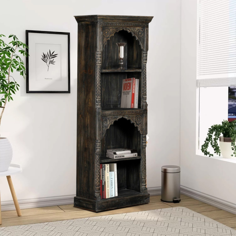 Elandor Wooden Bookshelf