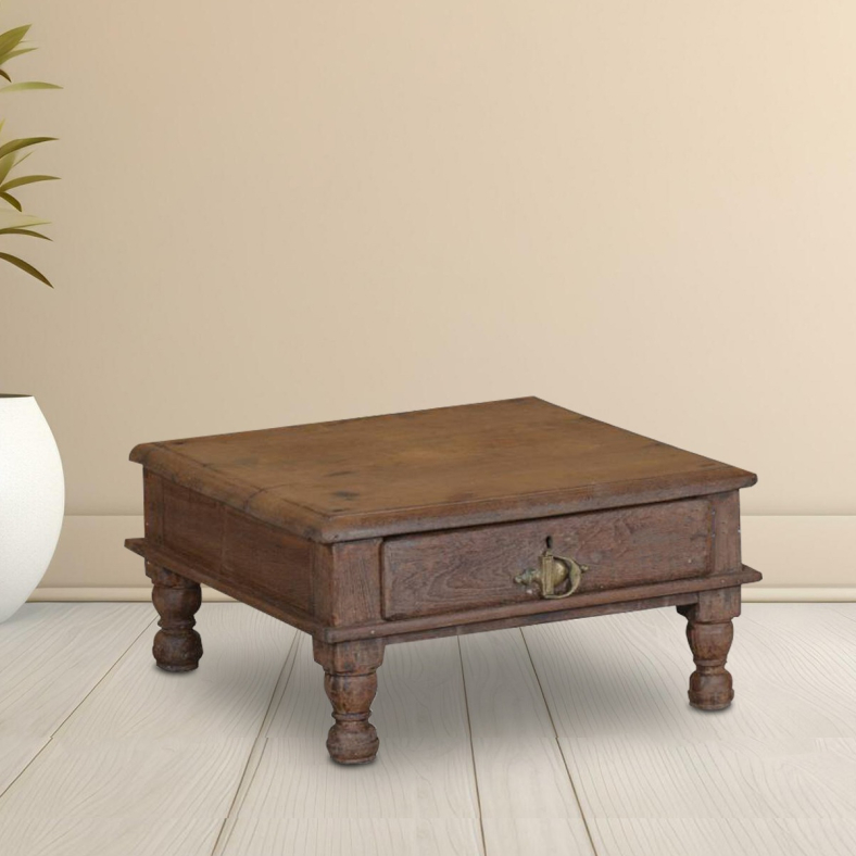 Tajir Wooden Bajot Table