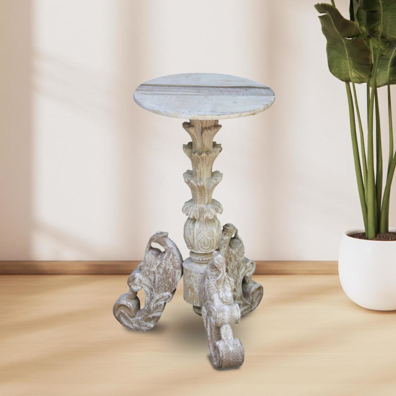 Aravelle Wooden End Table