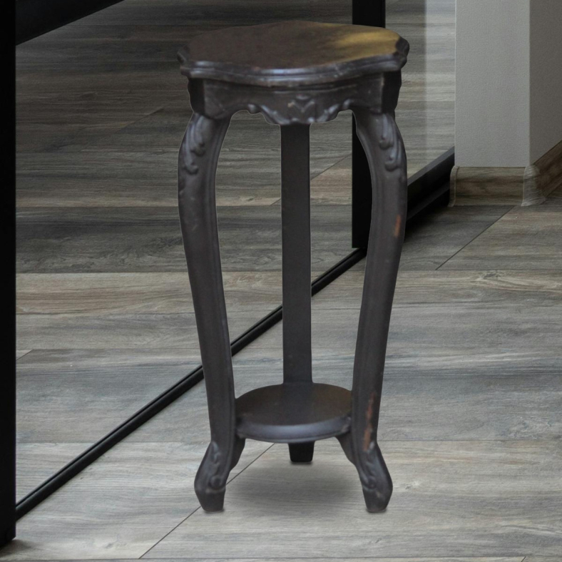 Orchid Wooden End Table