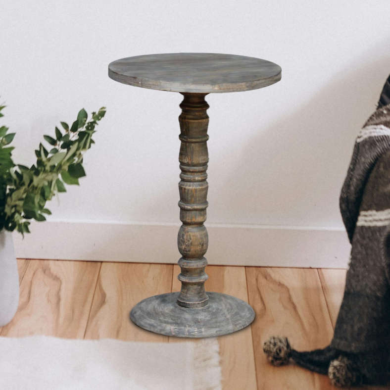 Zaviona Wooden End Table