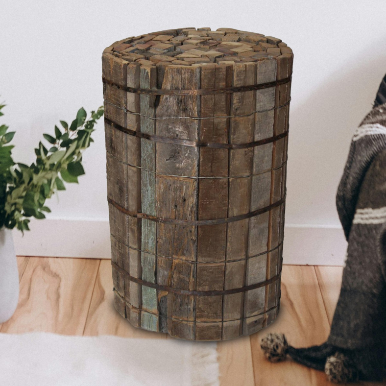 Caldrien Wooden End Table