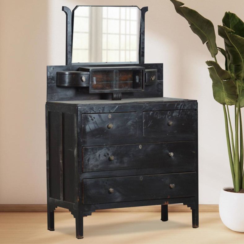 Melvaya Wooden Dressing Table