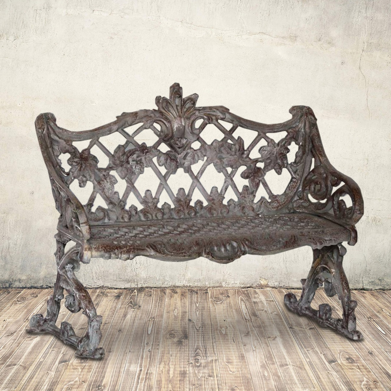 Vioneth Cast Iron Patio Bench