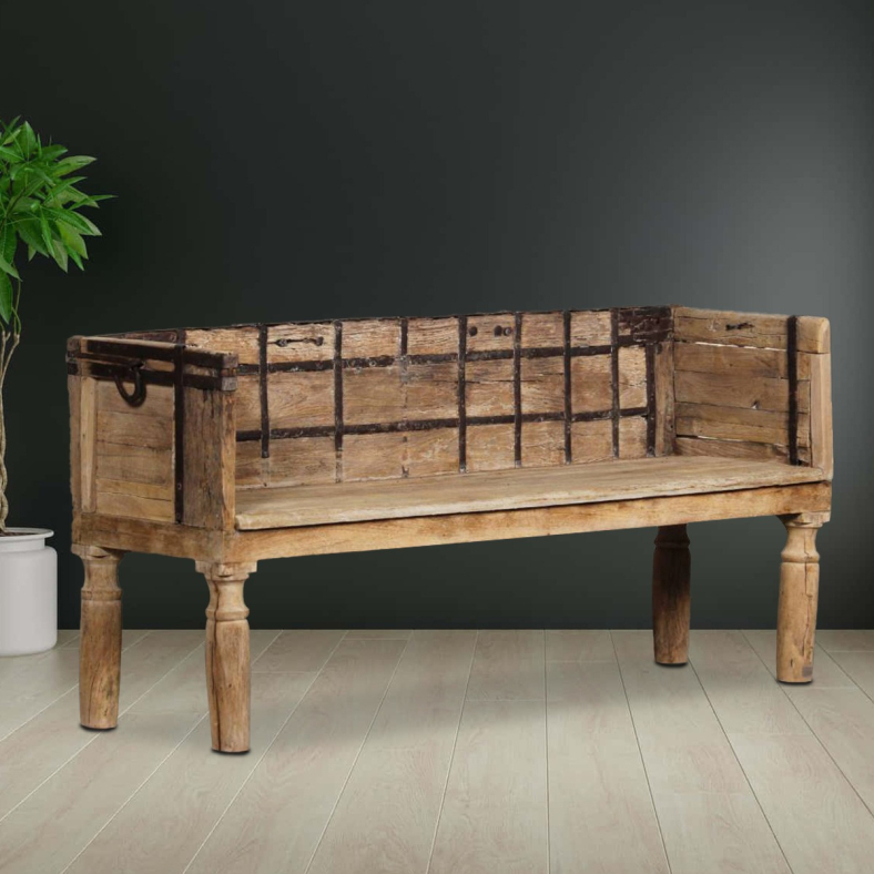 Korvian Wooden Bench