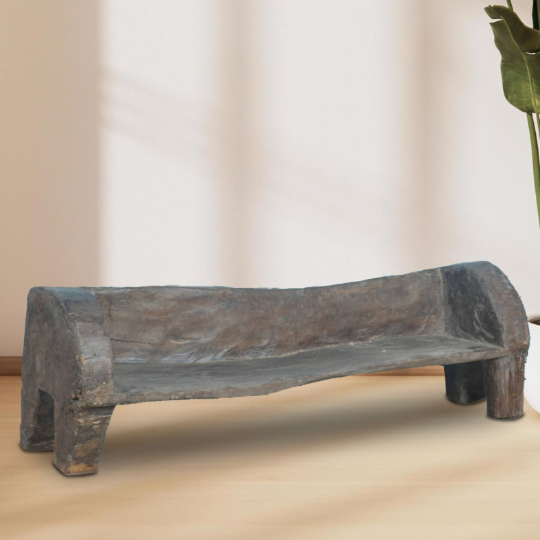 Mylenrae Wooden Naga Bench