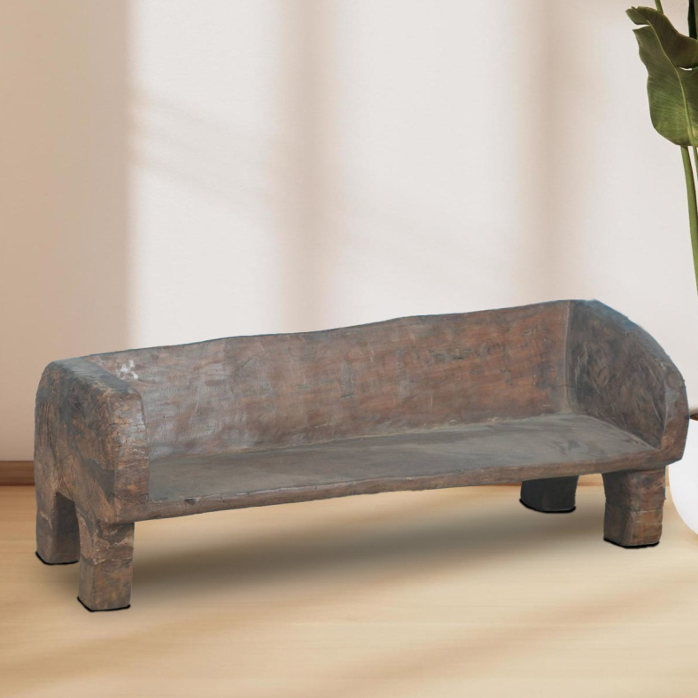 Virelith Wooden Naga Bench