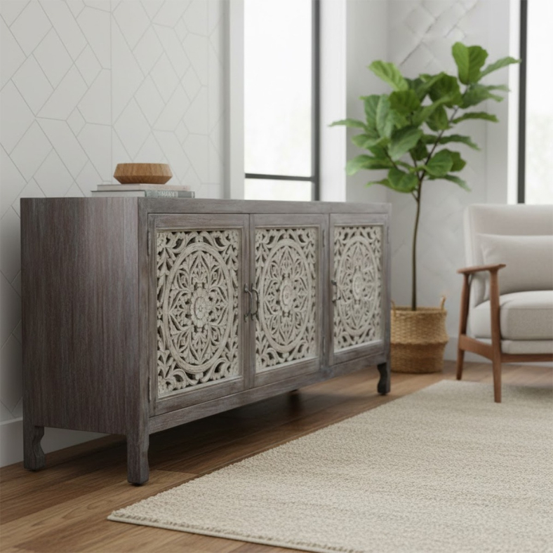 Stonebrook Wooden Sideboard