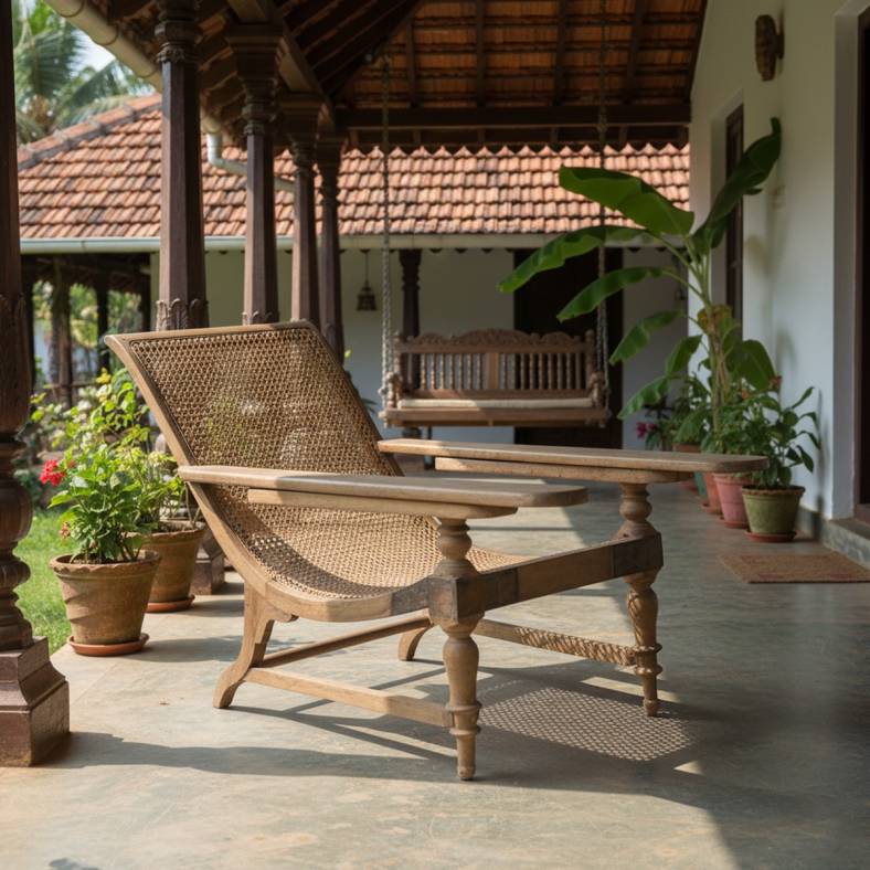 Elaria Wooden Rest Chair