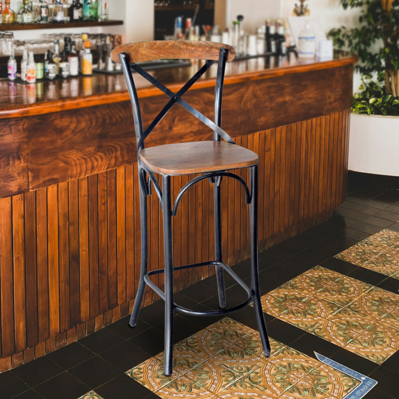 Lyrix Iron Bar Chair