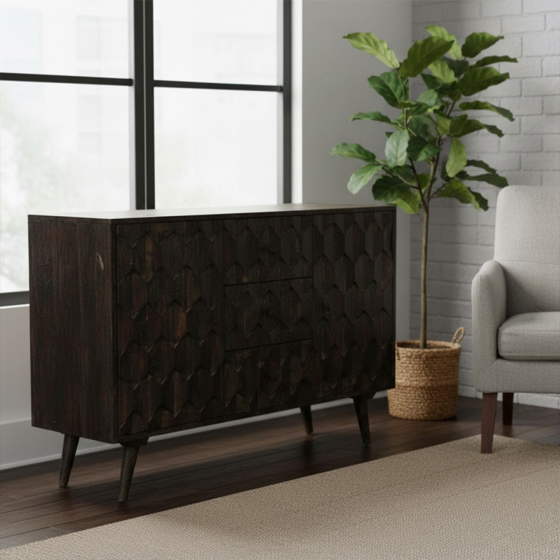 Ironwood Crest Wooden Sideboard