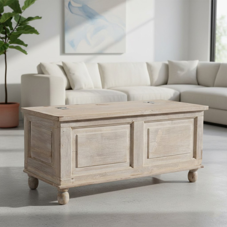 Faylin Wooden Trunk