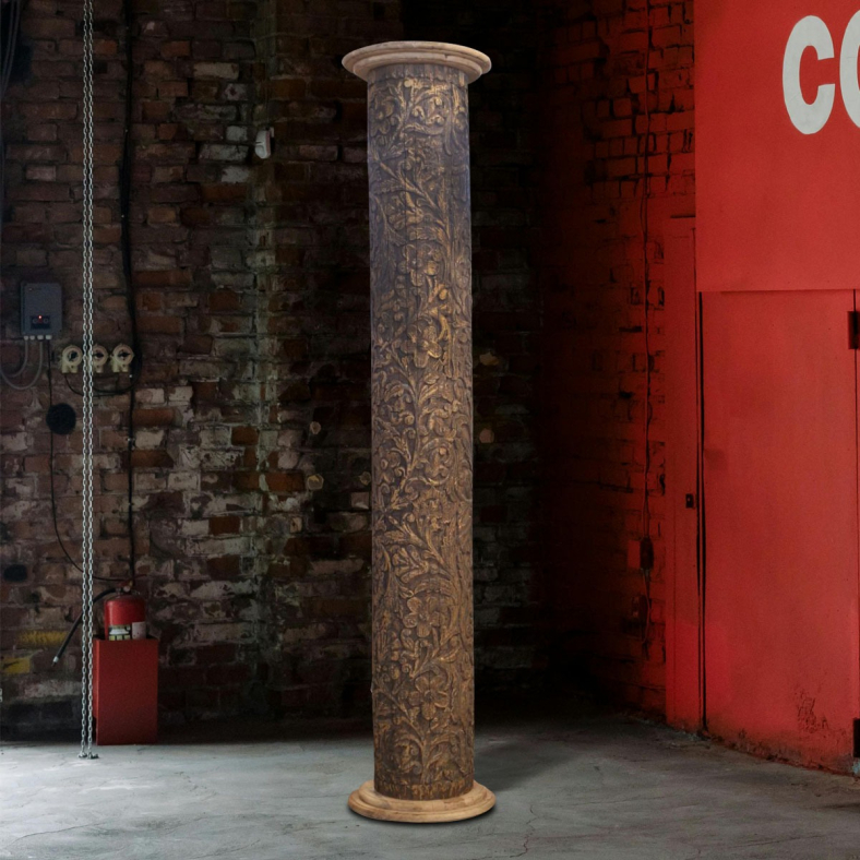 Oriane Wooden Pillar