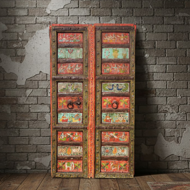 Ursella Wooden Painted Door Panel
