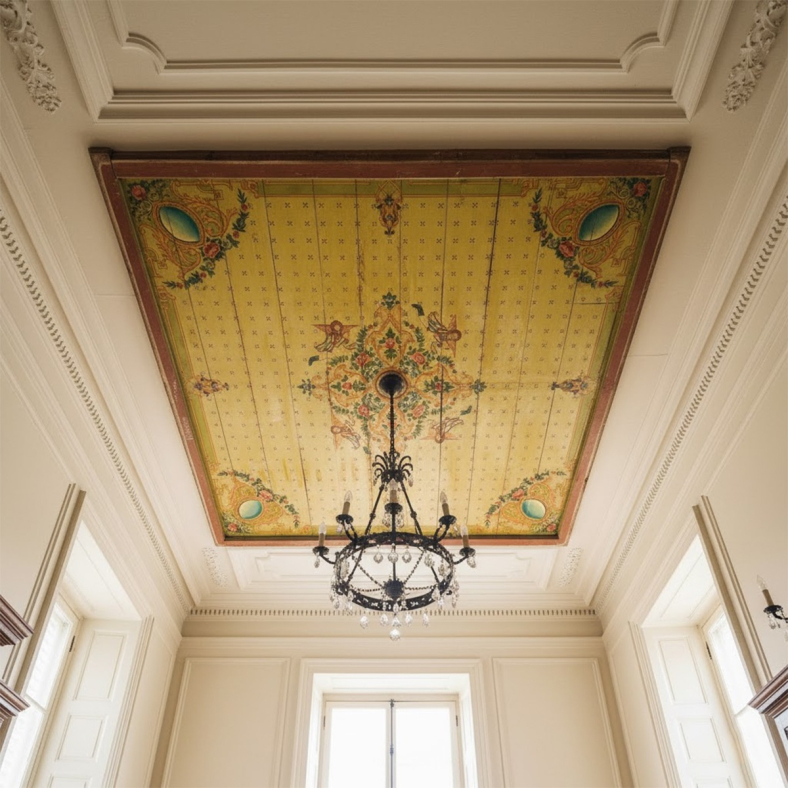 Ethenra Wooden Painted Ceiling