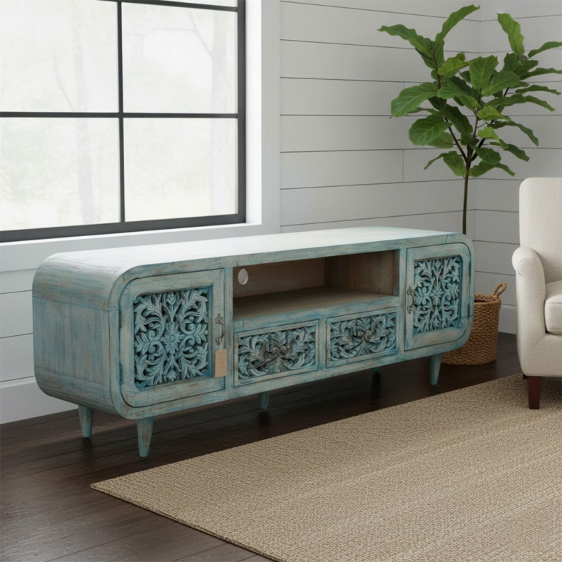 Seabrook Wooden TV Unit