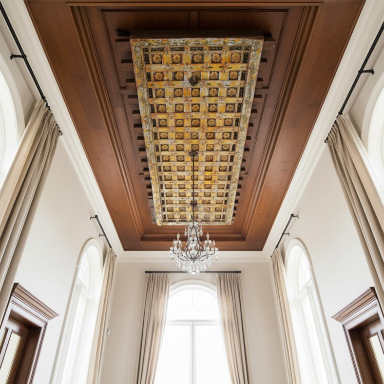 Zirowood Wooden Painted Ceiling