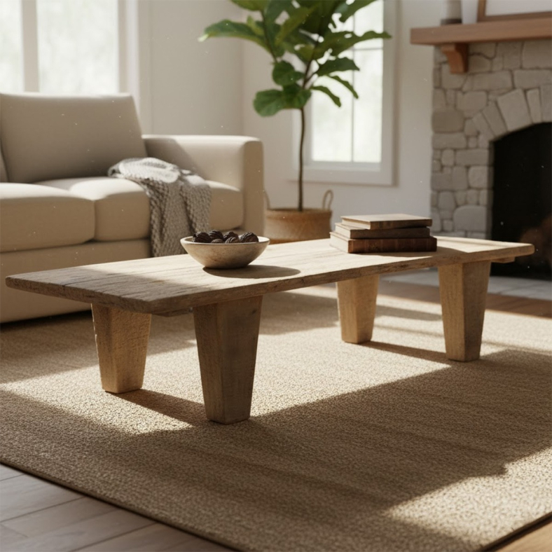 Echona Wooden Naga Coffee Table