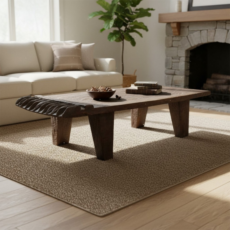Aruven Wooden Naga Coffee Table