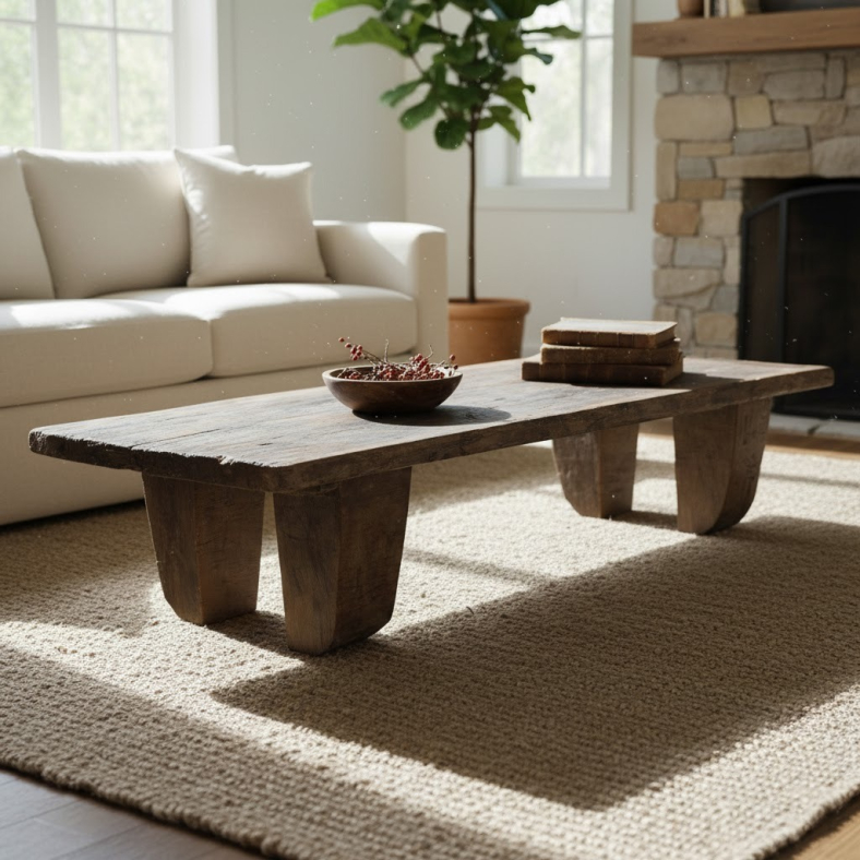 Clyra Wooden Naga Coffee Table