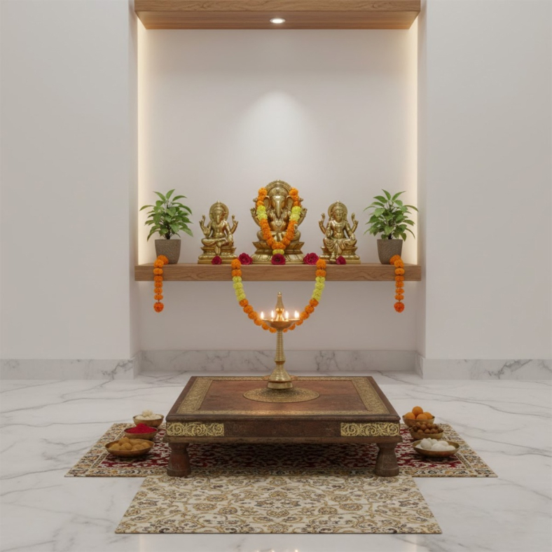 Mantraa Wooden Bajot Table