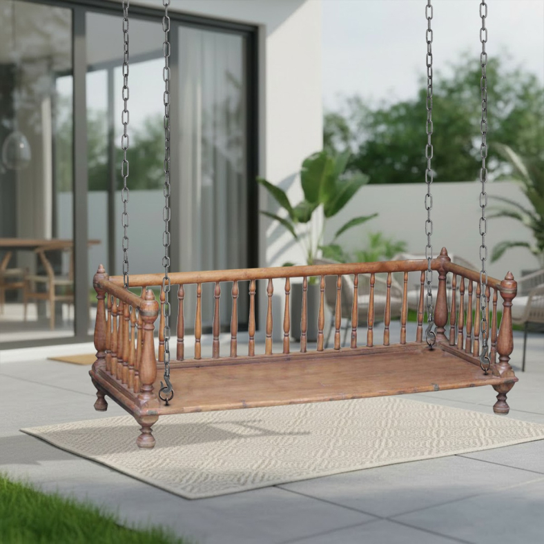 Avinya Wooden Swing Bench