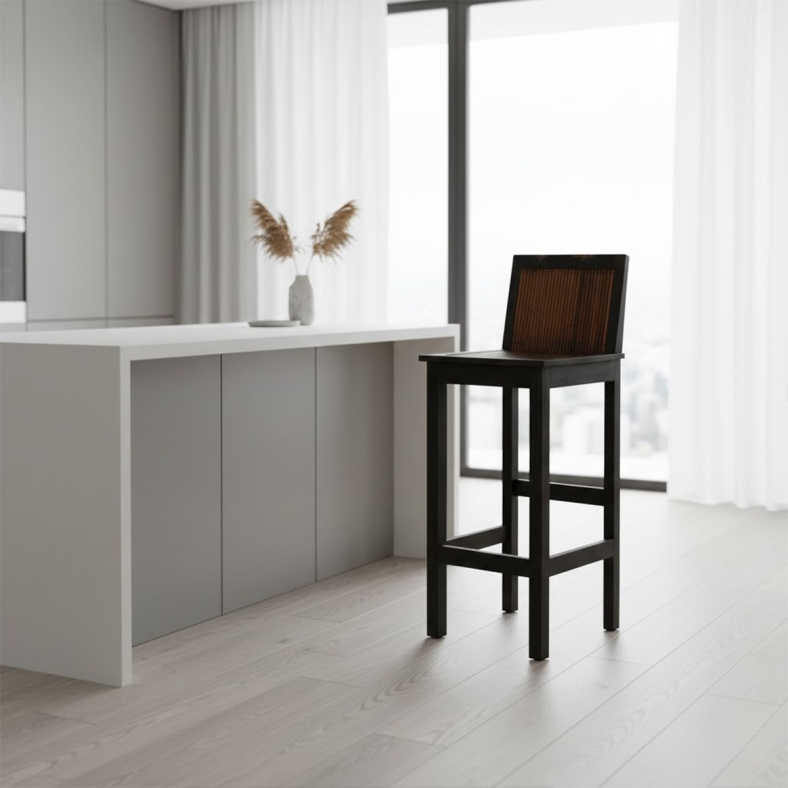 Rion Wooden Bar Chair