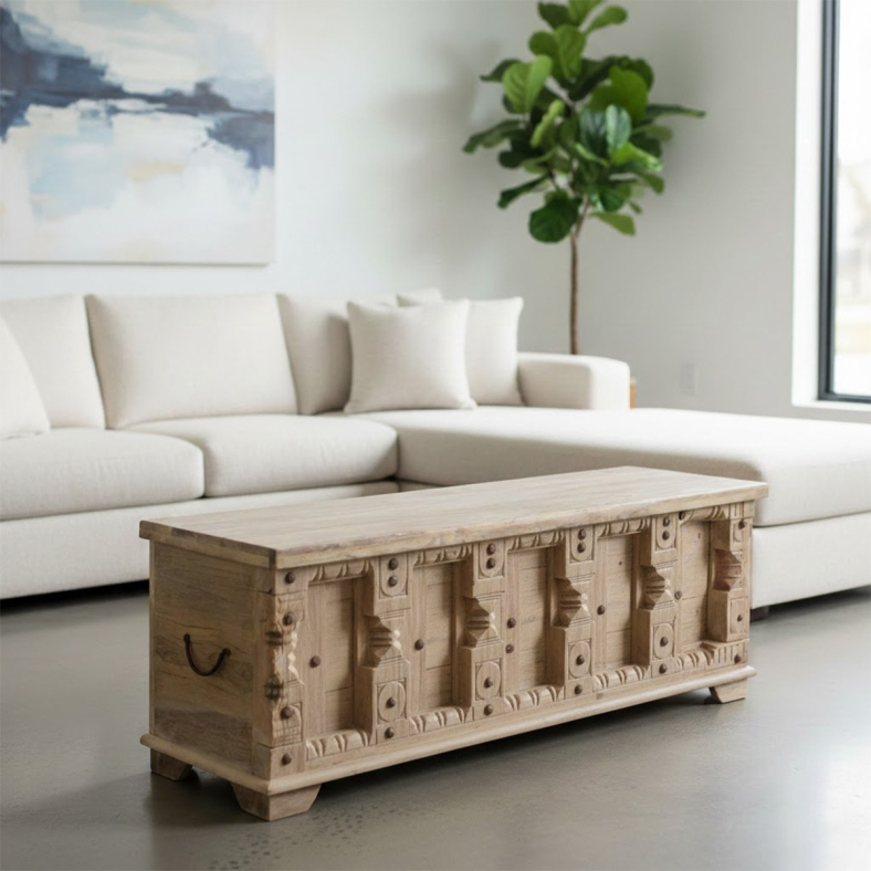 Teralune Wooden Trunk