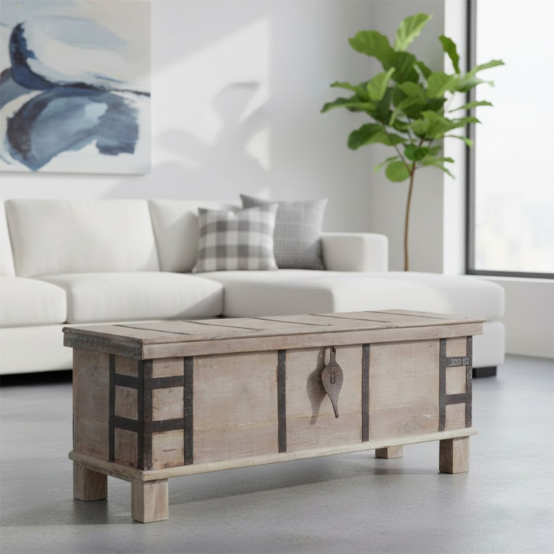 Soltren Wooden Trunk