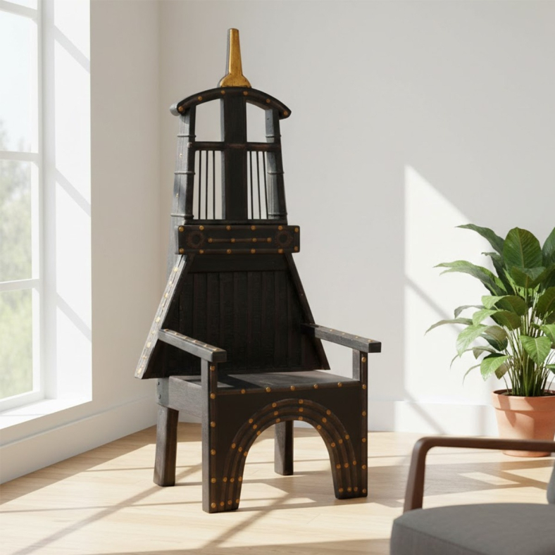 Brezor Wooden Accent Chair 