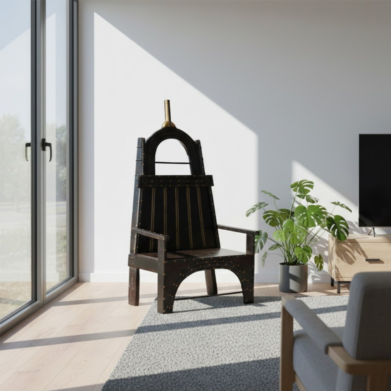 Lunor Wooden Accent Chair