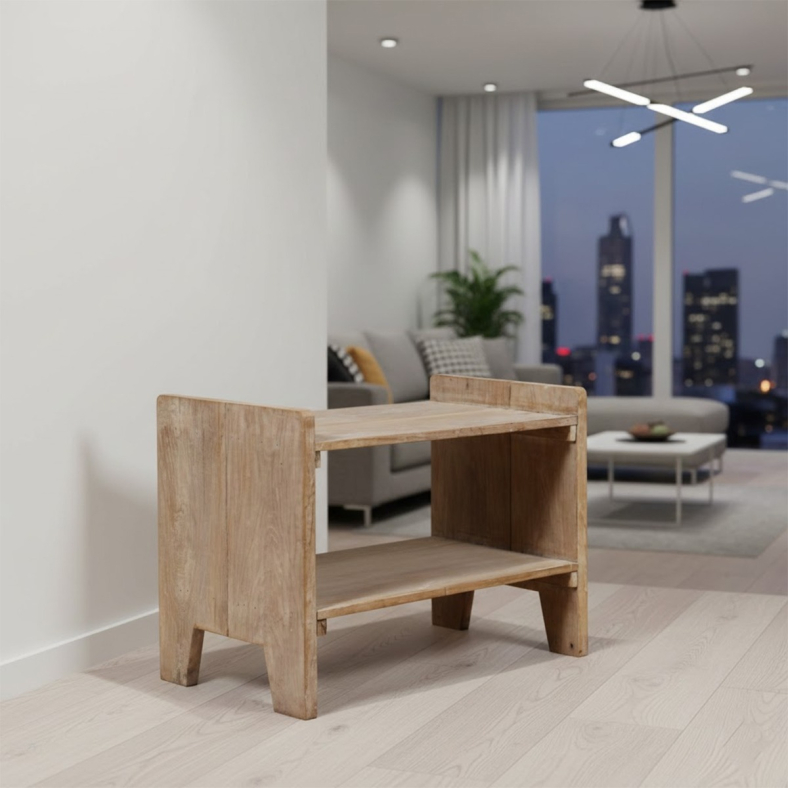 Heslin Wooden Rack 