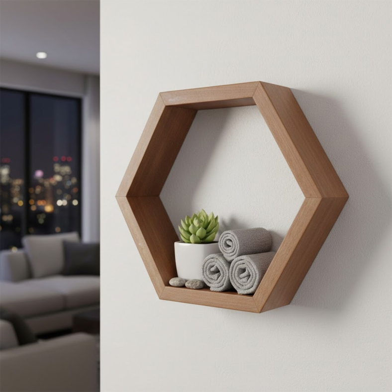 Silrek Wooden Wall Rack