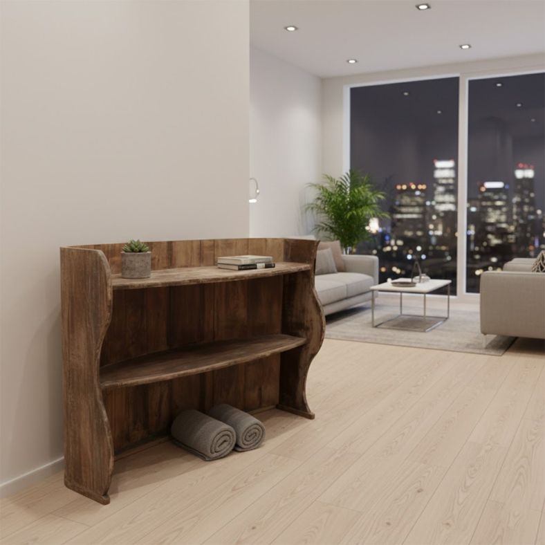 Aldren Wooden Floor Rack