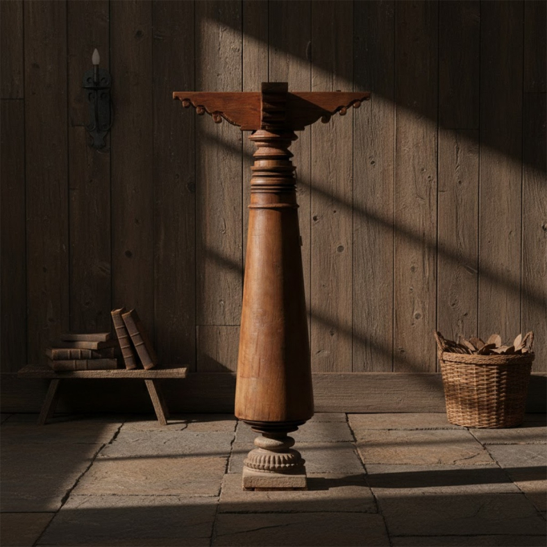 Thevok Wooden Pillar