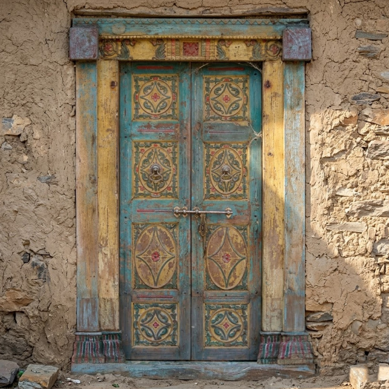Taahira Wooden Door With Frame
