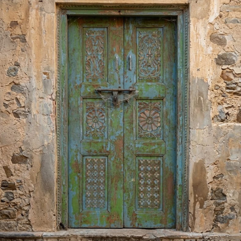 Umay Wooden Door Panel
