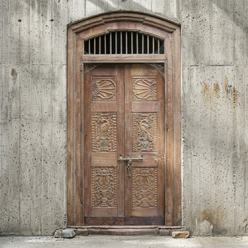 Sahar Wooden Door With Frame